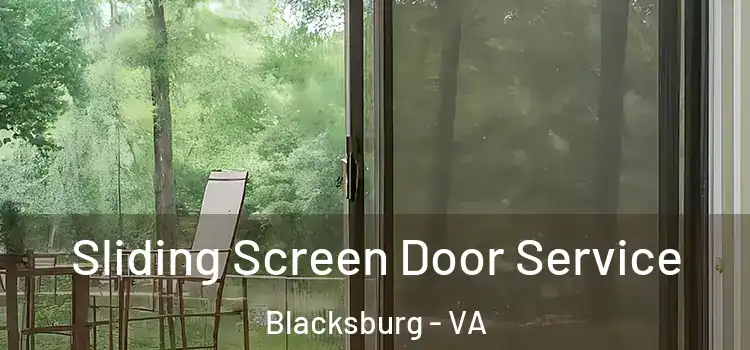 Sliding Screen Door Service Blacksburg - VA